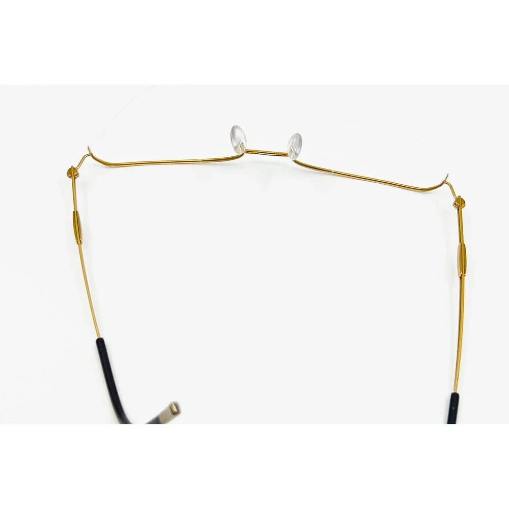 Silhouette Eyeglasses Unisex Gold Semi Rimless Titanium 4337 40 6052 54-17-140